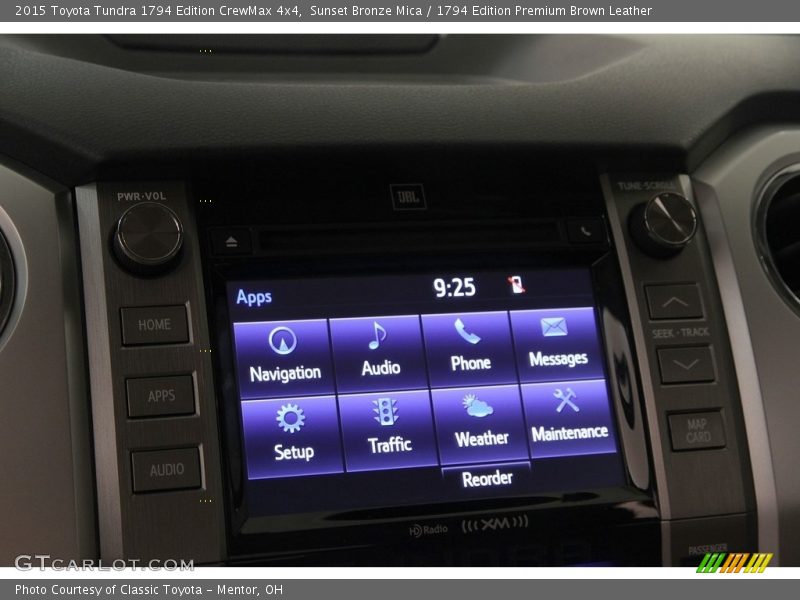 Sunset Bronze Mica / 1794 Edition Premium Brown Leather 2015 Toyota Tundra 1794 Edition CrewMax 4x4