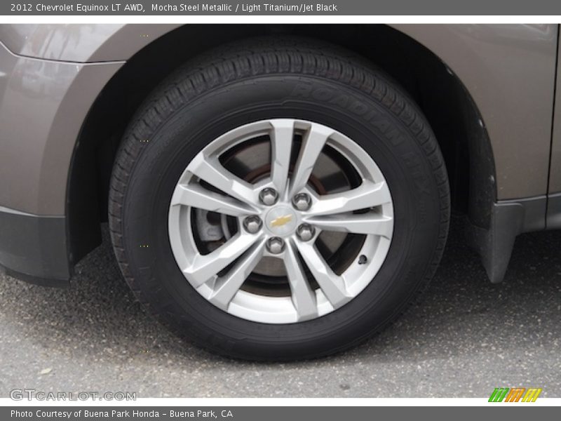 Mocha Steel Metallic / Light Titanium/Jet Black 2012 Chevrolet Equinox LT AWD