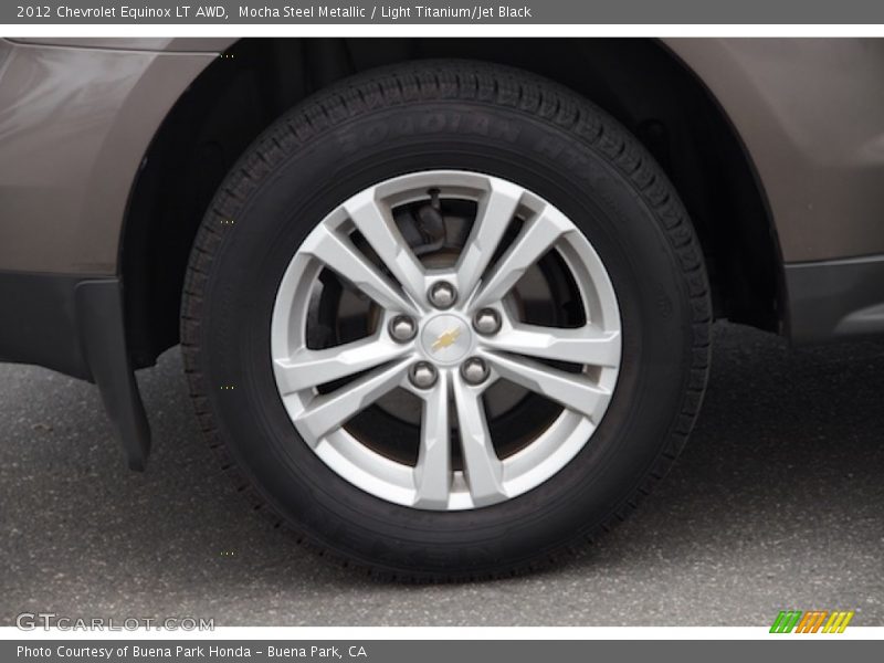 Mocha Steel Metallic / Light Titanium/Jet Black 2012 Chevrolet Equinox LT AWD