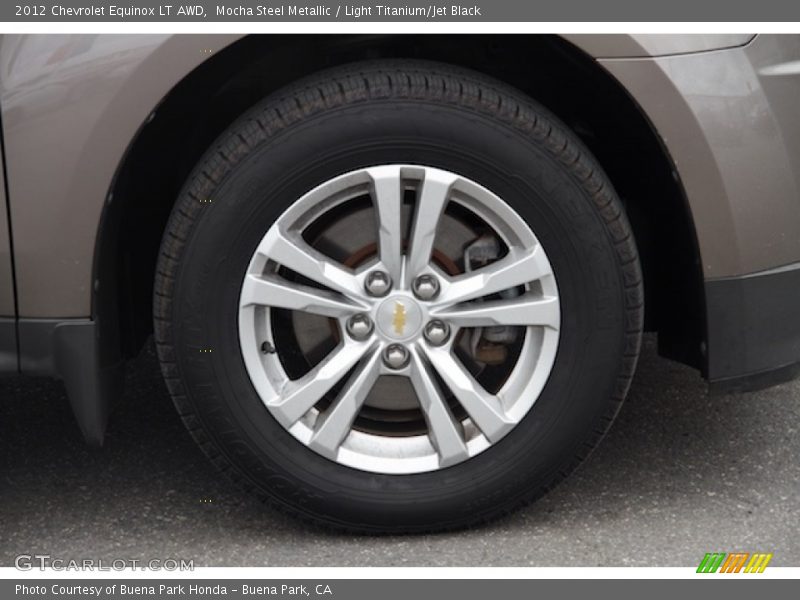 Mocha Steel Metallic / Light Titanium/Jet Black 2012 Chevrolet Equinox LT AWD