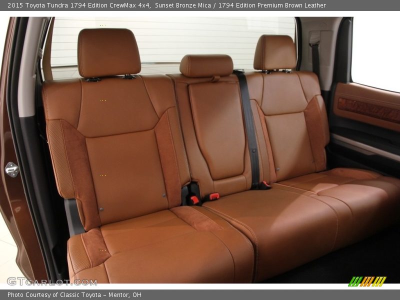 Sunset Bronze Mica / 1794 Edition Premium Brown Leather 2015 Toyota Tundra 1794 Edition CrewMax 4x4