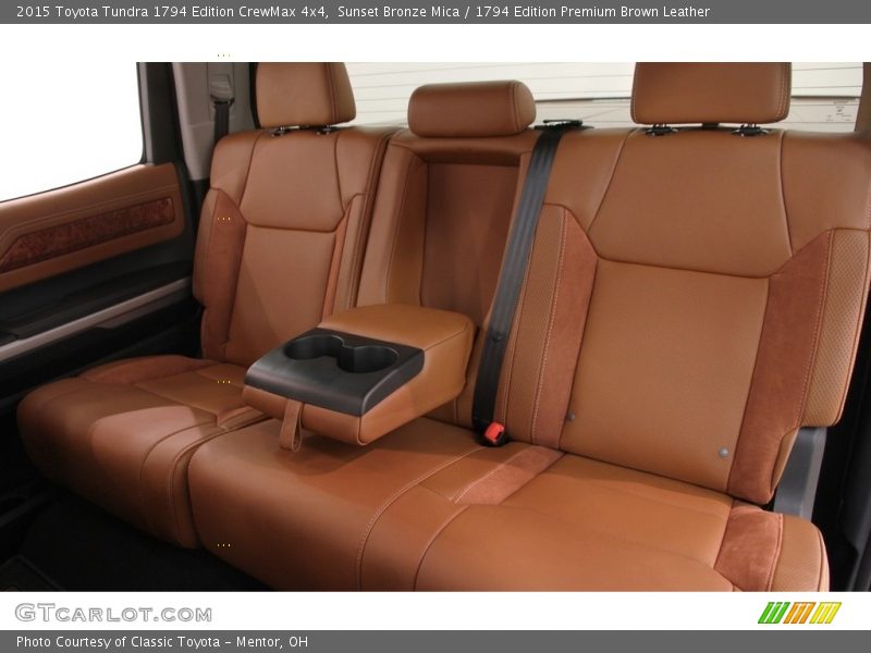 Sunset Bronze Mica / 1794 Edition Premium Brown Leather 2015 Toyota Tundra 1794 Edition CrewMax 4x4