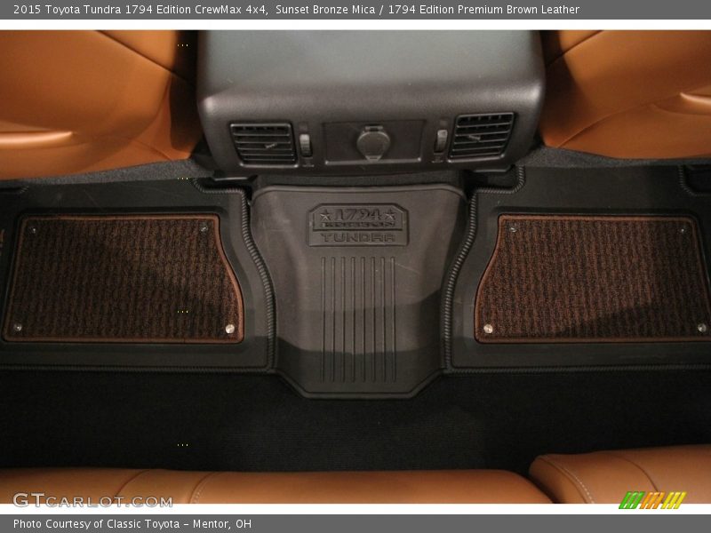 Sunset Bronze Mica / 1794 Edition Premium Brown Leather 2015 Toyota Tundra 1794 Edition CrewMax 4x4