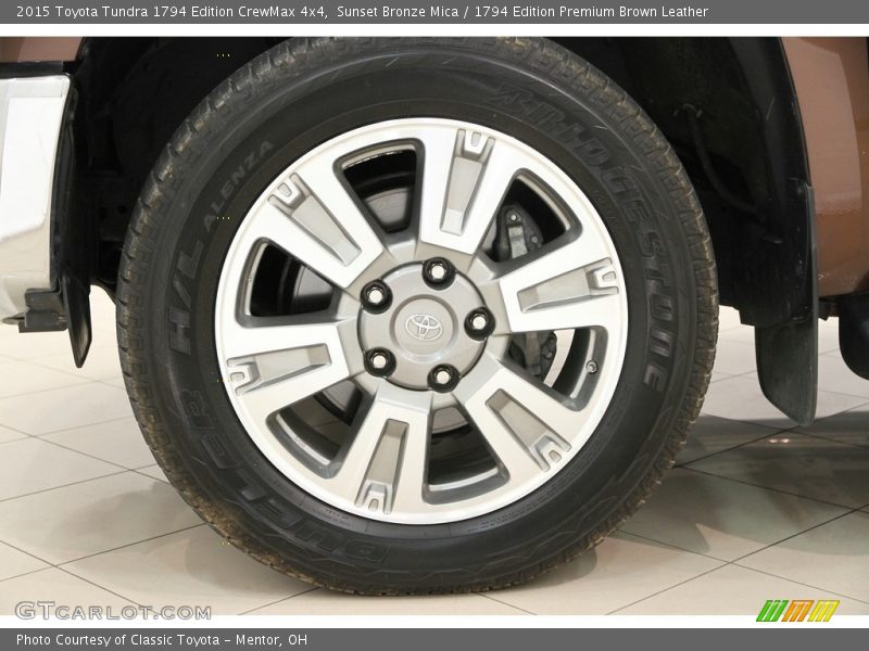 Sunset Bronze Mica / 1794 Edition Premium Brown Leather 2015 Toyota Tundra 1794 Edition CrewMax 4x4