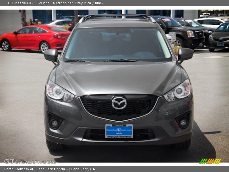 Metropolitan Gray Mica / Black 2013 Mazda CX-5 Touring