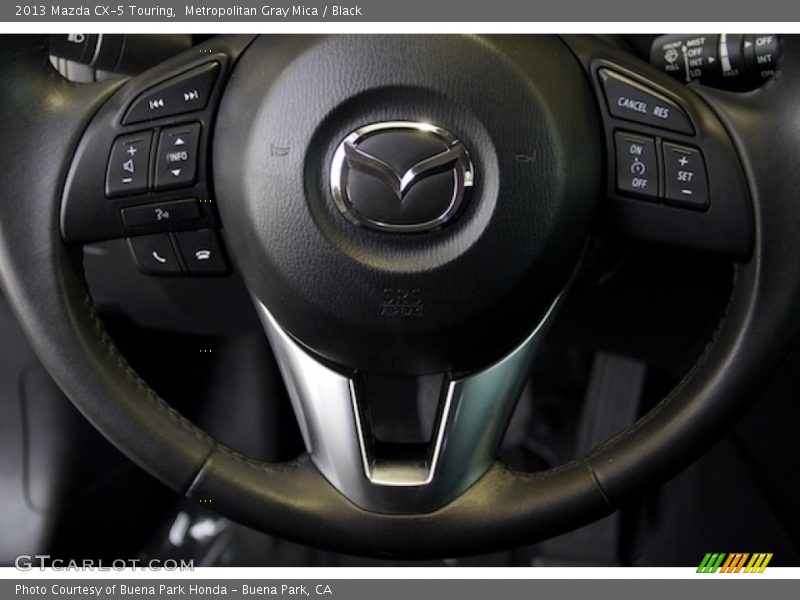 Metropolitan Gray Mica / Black 2013 Mazda CX-5 Touring