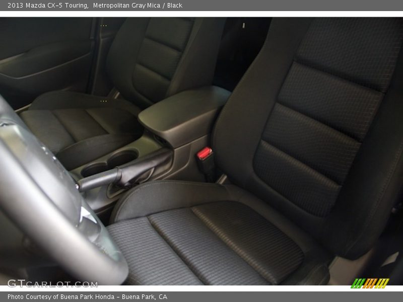 Metropolitan Gray Mica / Black 2013 Mazda CX-5 Touring