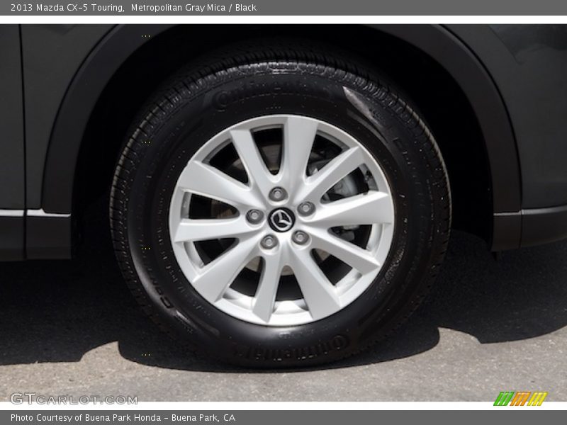 Metropolitan Gray Mica / Black 2013 Mazda CX-5 Touring