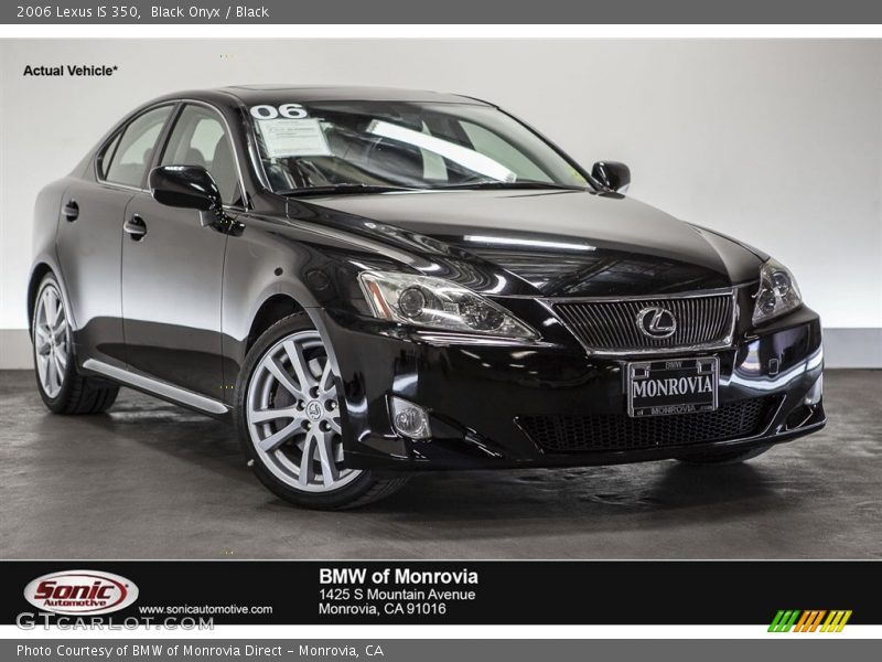Black Onyx / Black 2006 Lexus IS 350