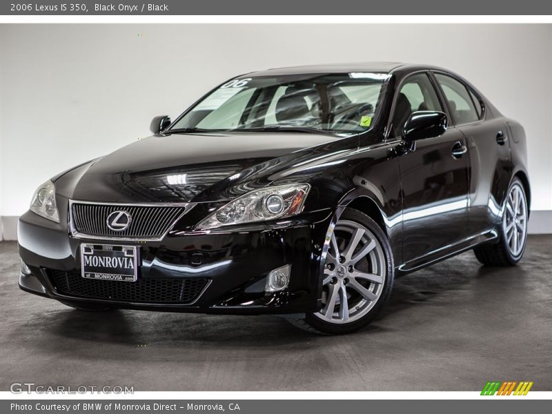 Black Onyx / Black 2006 Lexus IS 350
