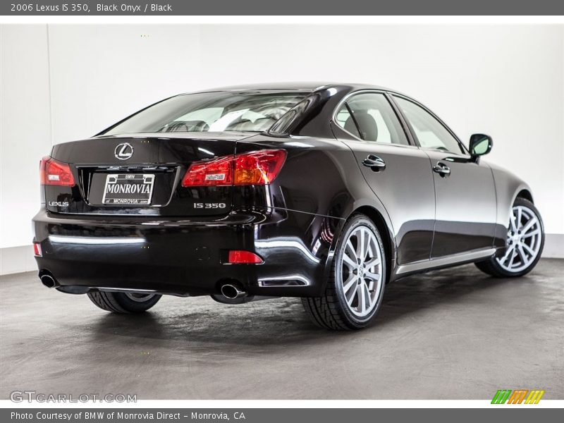 Black Onyx / Black 2006 Lexus IS 350