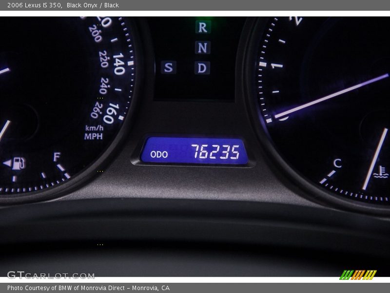 Black Onyx / Black 2006 Lexus IS 350