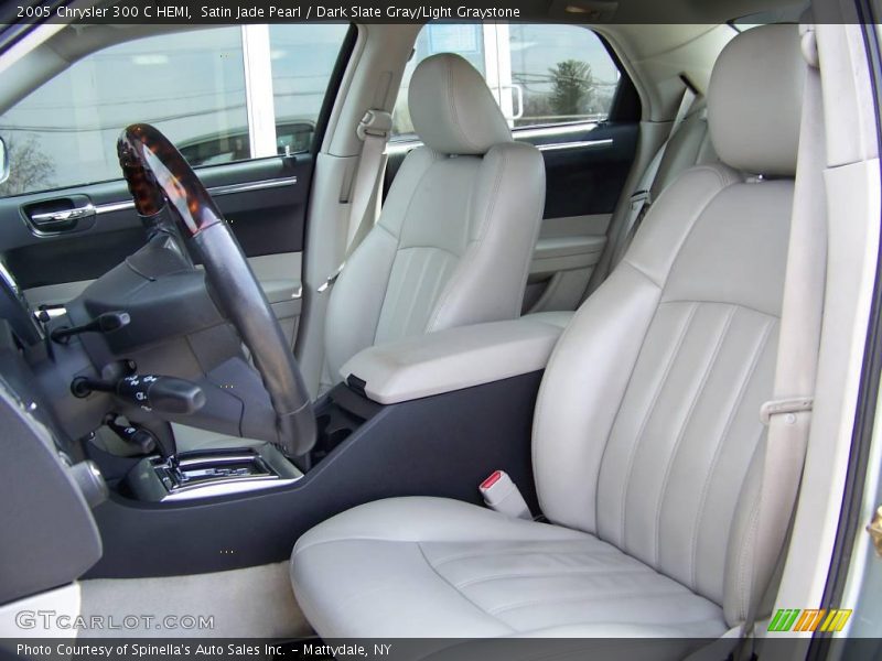 Satin Jade Pearl / Dark Slate Gray/Light Graystone 2005 Chrysler 300 C HEMI