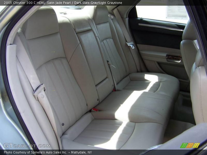 Satin Jade Pearl / Dark Slate Gray/Light Graystone 2005 Chrysler 300 C HEMI