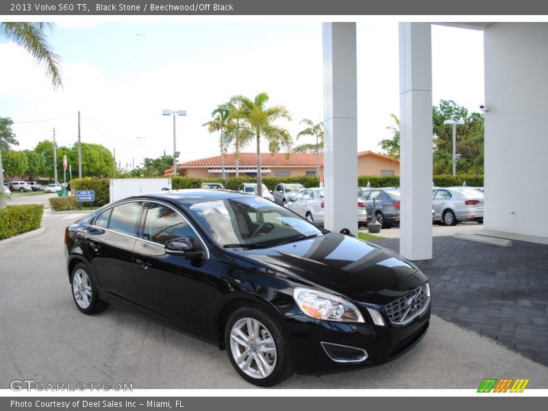 Black Stone / Beechwood/Off Black 2013 Volvo S60 T5