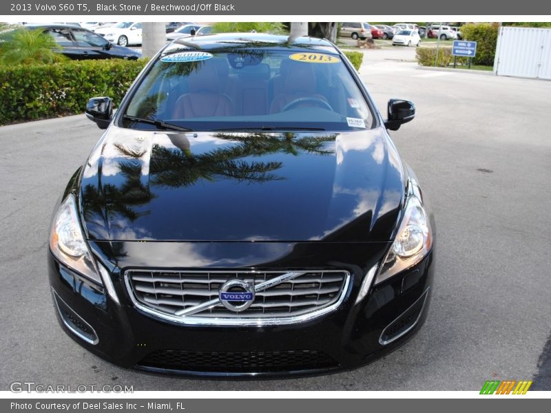 Black Stone / Beechwood/Off Black 2013 Volvo S60 T5