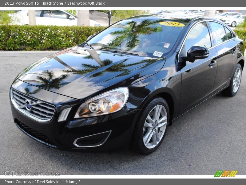 Black Stone / Beechwood/Off Black 2013 Volvo S60 T5