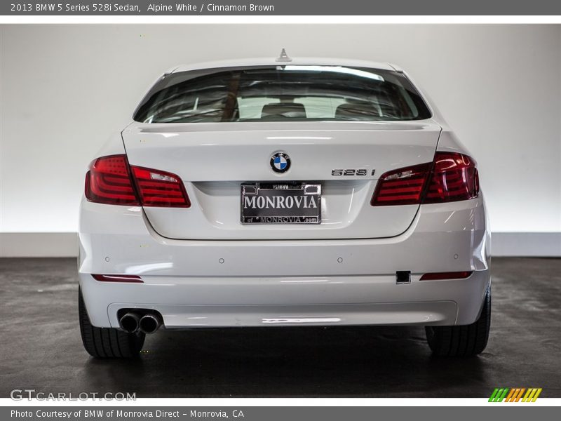 Alpine White / Cinnamon Brown 2013 BMW 5 Series 528i Sedan