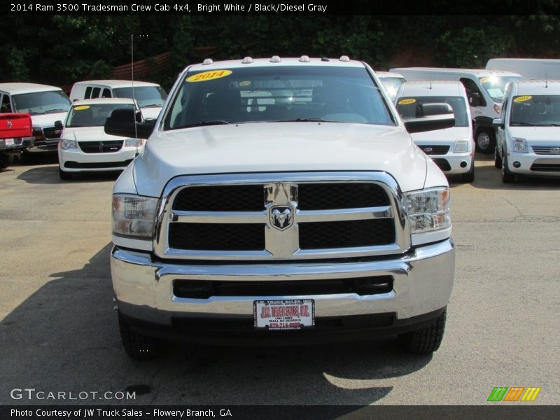 Bright White / Black/Diesel Gray 2014 Ram 3500 Tradesman Crew Cab 4x4