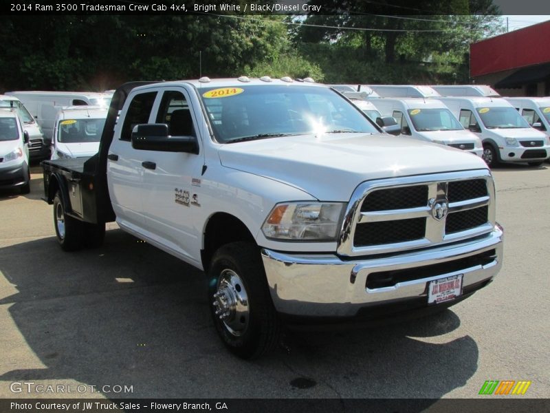 Bright White / Black/Diesel Gray 2014 Ram 3500 Tradesman Crew Cab 4x4