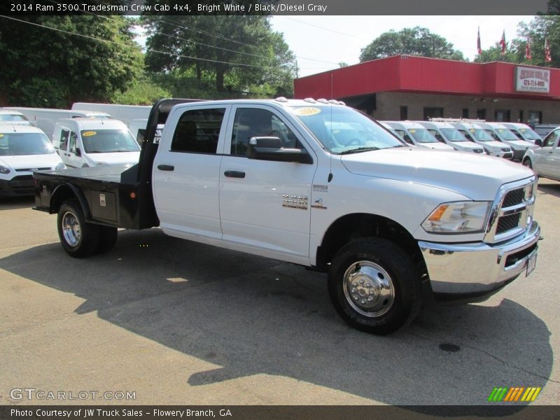 Bright White / Black/Diesel Gray 2014 Ram 3500 Tradesman Crew Cab 4x4