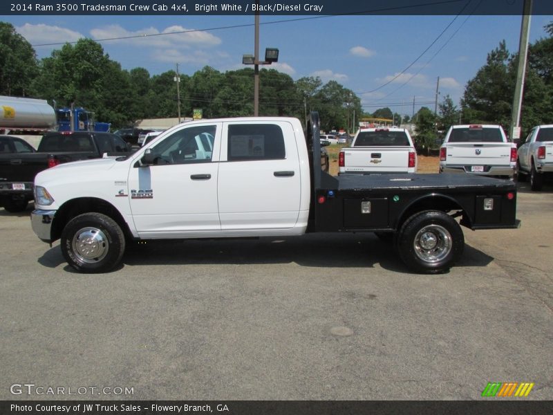 Bright White / Black/Diesel Gray 2014 Ram 3500 Tradesman Crew Cab 4x4