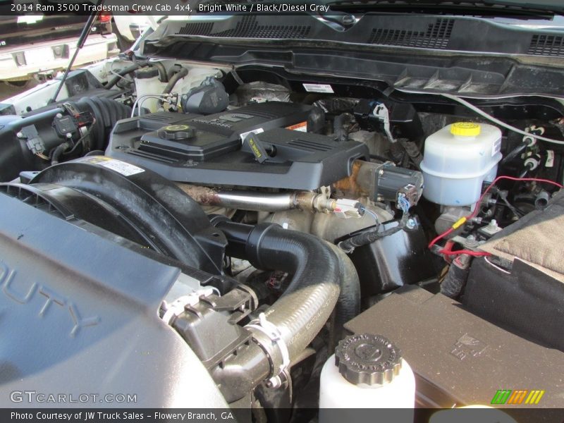 Bright White / Black/Diesel Gray 2014 Ram 3500 Tradesman Crew Cab 4x4