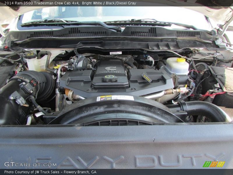 Bright White / Black/Diesel Gray 2014 Ram 3500 Tradesman Crew Cab 4x4