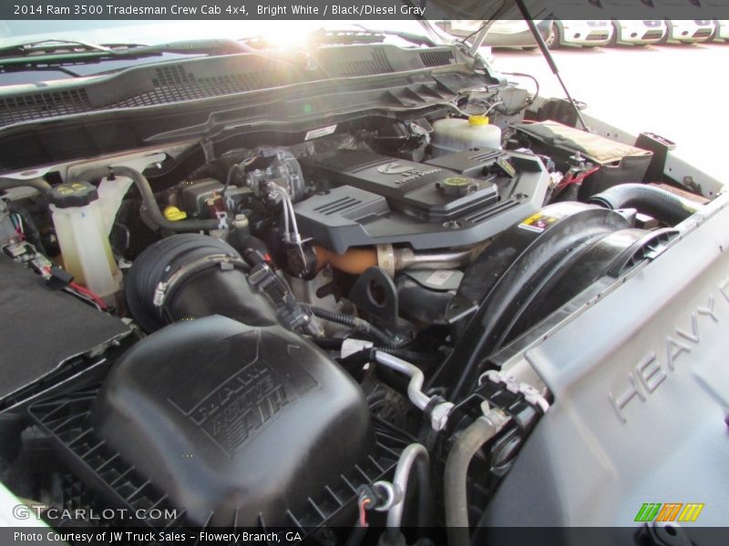 Bright White / Black/Diesel Gray 2014 Ram 3500 Tradesman Crew Cab 4x4