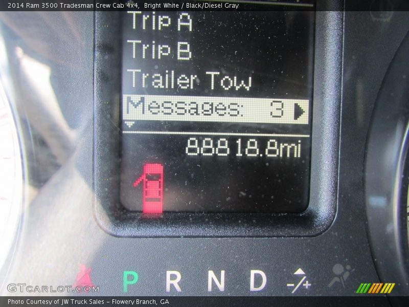 Bright White / Black/Diesel Gray 2014 Ram 3500 Tradesman Crew Cab 4x4