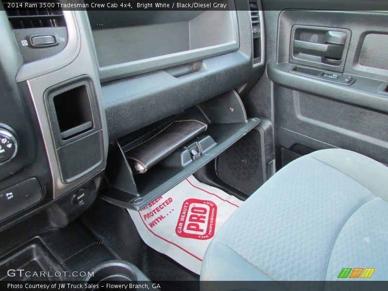 Bright White / Black/Diesel Gray 2014 Ram 3500 Tradesman Crew Cab 4x4
