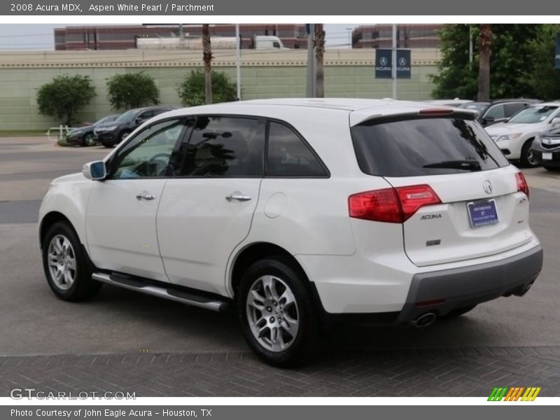 Aspen White Pearl / Parchment 2008 Acura MDX