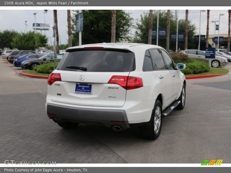 Aspen White Pearl / Parchment 2008 Acura MDX