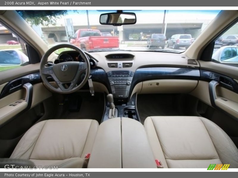 Aspen White Pearl / Parchment 2008 Acura MDX