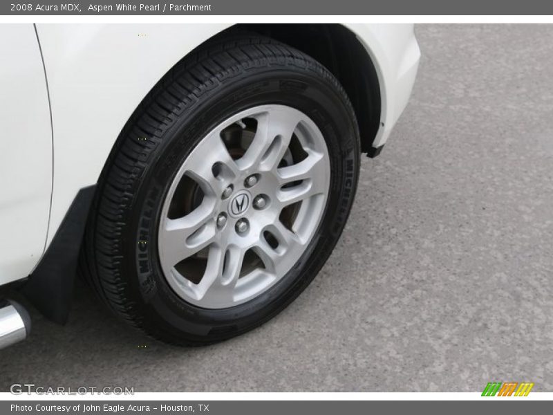 Aspen White Pearl / Parchment 2008 Acura MDX
