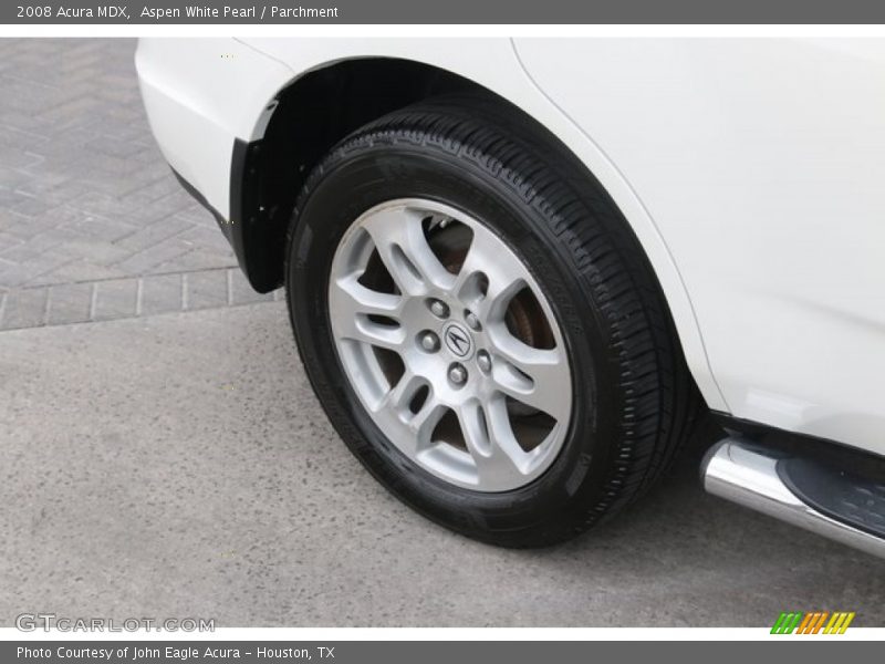 Aspen White Pearl / Parchment 2008 Acura MDX