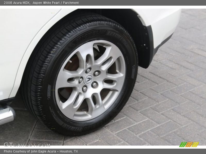 Aspen White Pearl / Parchment 2008 Acura MDX