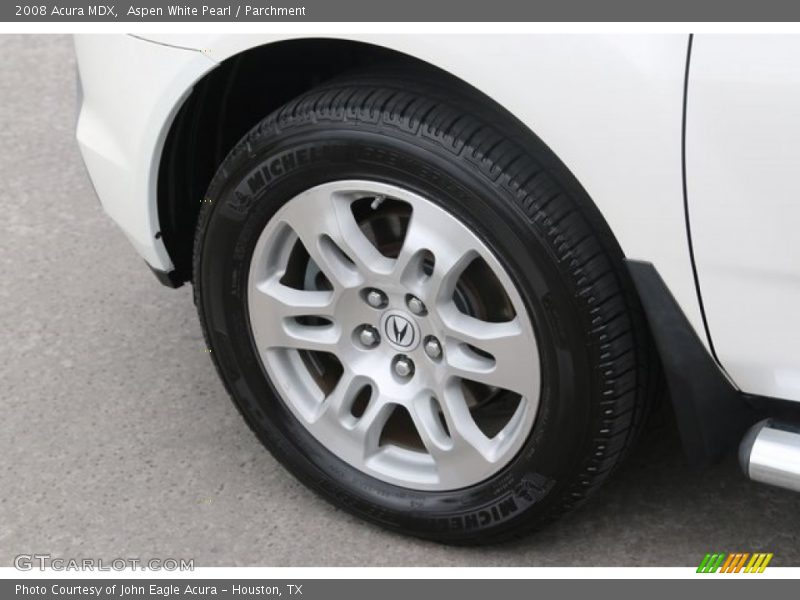 Aspen White Pearl / Parchment 2008 Acura MDX