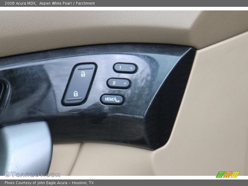 Aspen White Pearl / Parchment 2008 Acura MDX