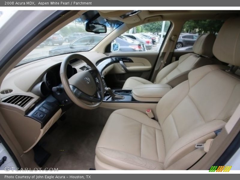Aspen White Pearl / Parchment 2008 Acura MDX