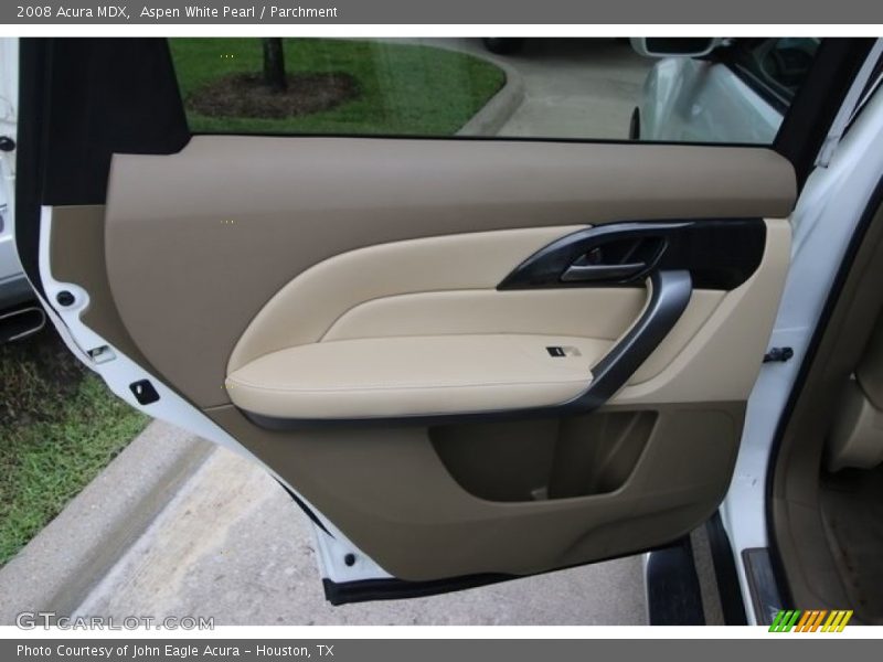 Aspen White Pearl / Parchment 2008 Acura MDX