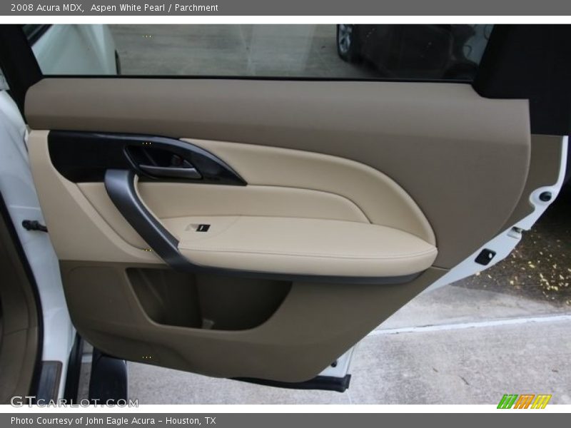 Aspen White Pearl / Parchment 2008 Acura MDX