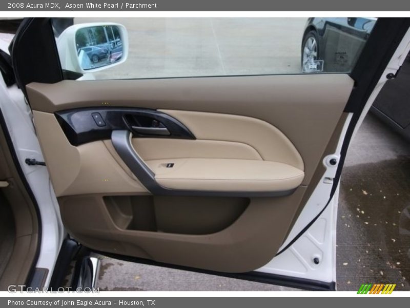 Aspen White Pearl / Parchment 2008 Acura MDX