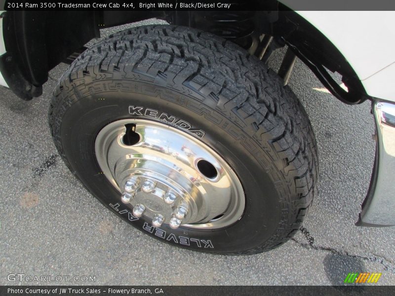 Bright White / Black/Diesel Gray 2014 Ram 3500 Tradesman Crew Cab 4x4