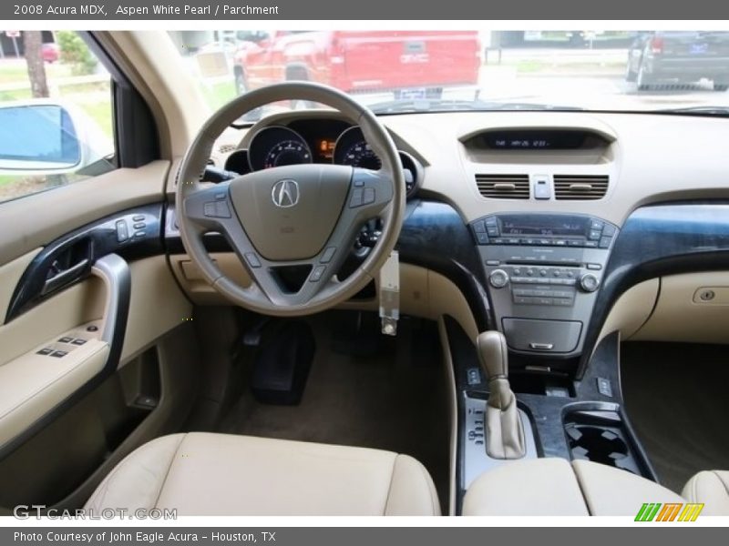 Aspen White Pearl / Parchment 2008 Acura MDX