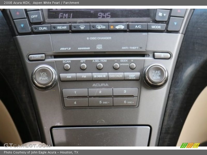 Aspen White Pearl / Parchment 2008 Acura MDX