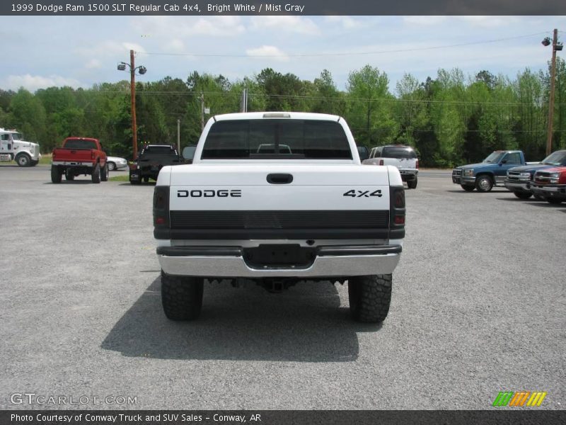 Bright White / Mist Gray 1999 Dodge Ram 1500 SLT Regular Cab 4x4