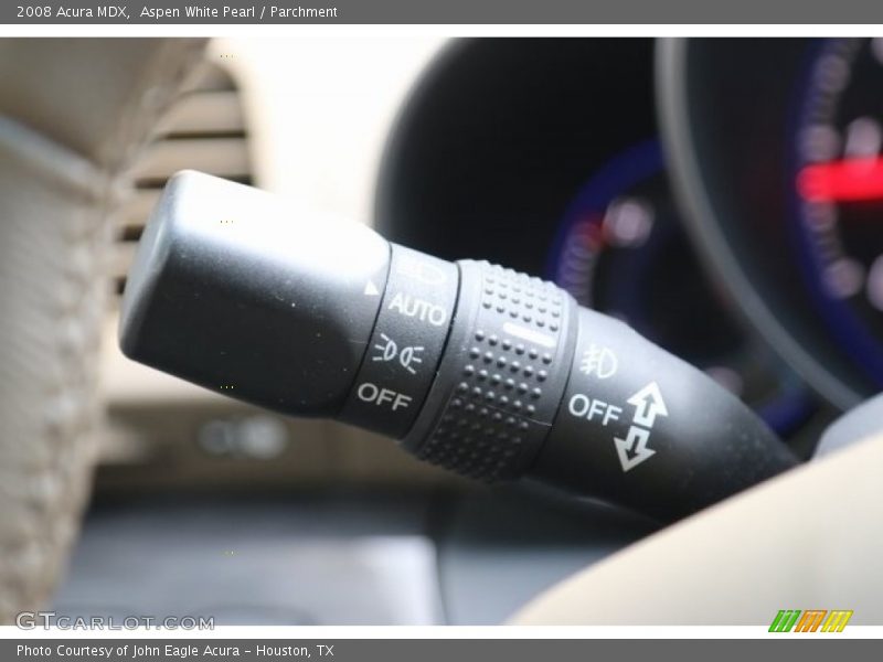 Aspen White Pearl / Parchment 2008 Acura MDX