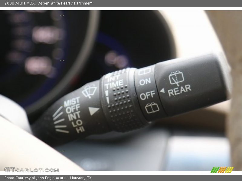 Aspen White Pearl / Parchment 2008 Acura MDX