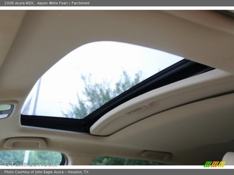 Aspen White Pearl / Parchment 2008 Acura MDX